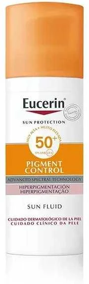 Kremas nuo saulės Eucerin Apsauga nuo saulės Fluid Pigment Control Spf50 Hyperpigmentation Skins, 50ml