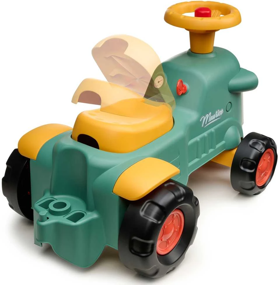 Nsh Nordic „Falk Baby Maurice Žalias Vintage“ traktorius su priekaba nuo 1 metų
