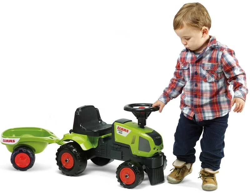 FALK traktoriukas su priekaba Baby Claas Axos 310 žalias