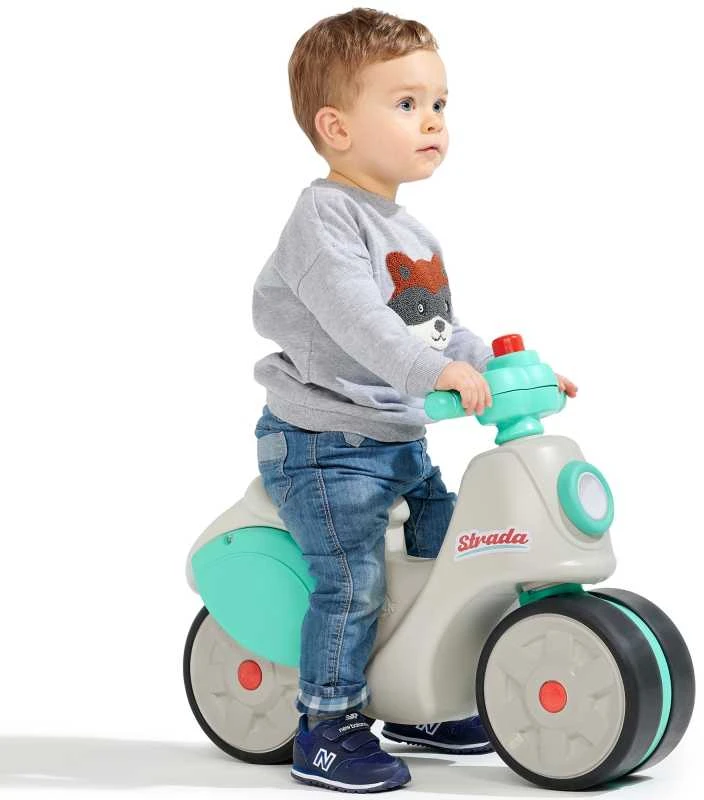 Falk Vaikiškas motoroleris Strada Retro, tylūs ratai