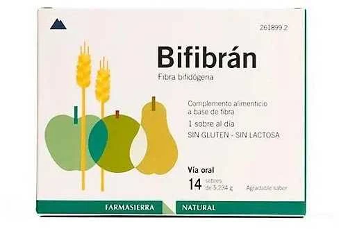 Farmasierra Bifibran Bifidogen skaidulinės medžiagos 5g 14 vnt
