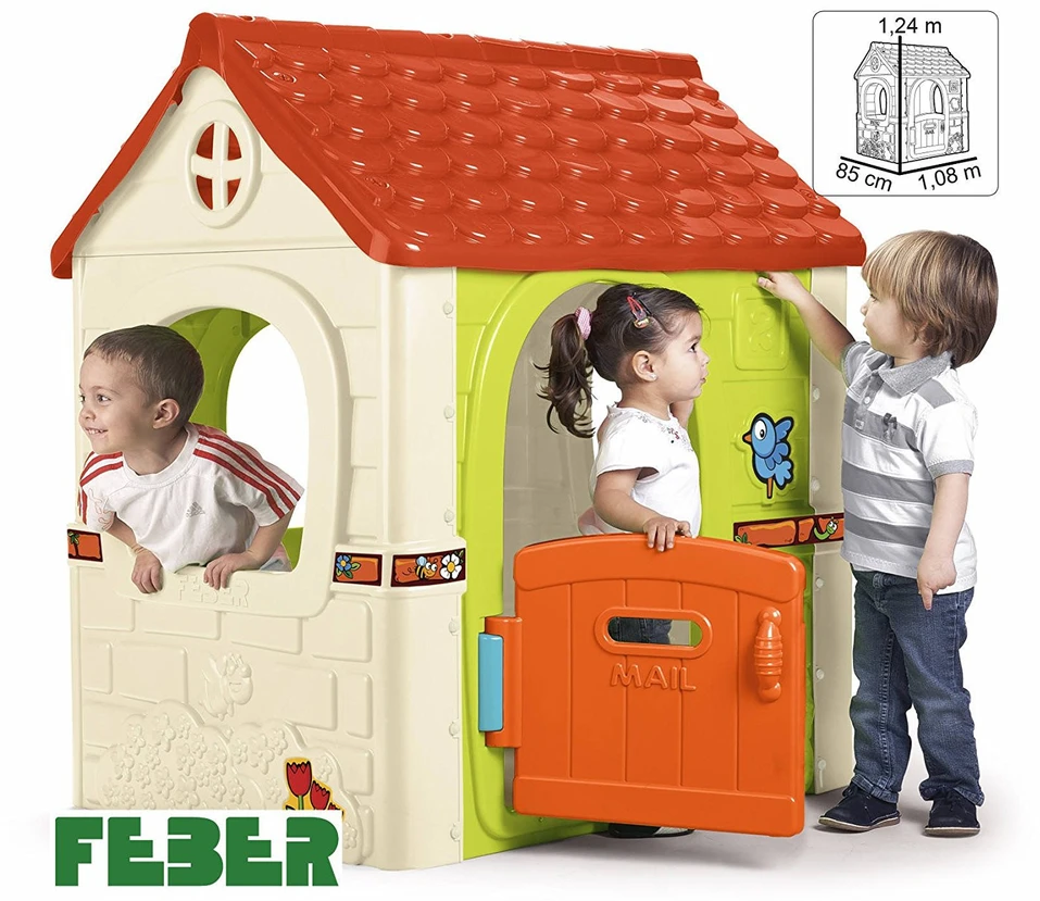 Vaikiškas sodo namelis FEBER Fantasy su pašto dėžute