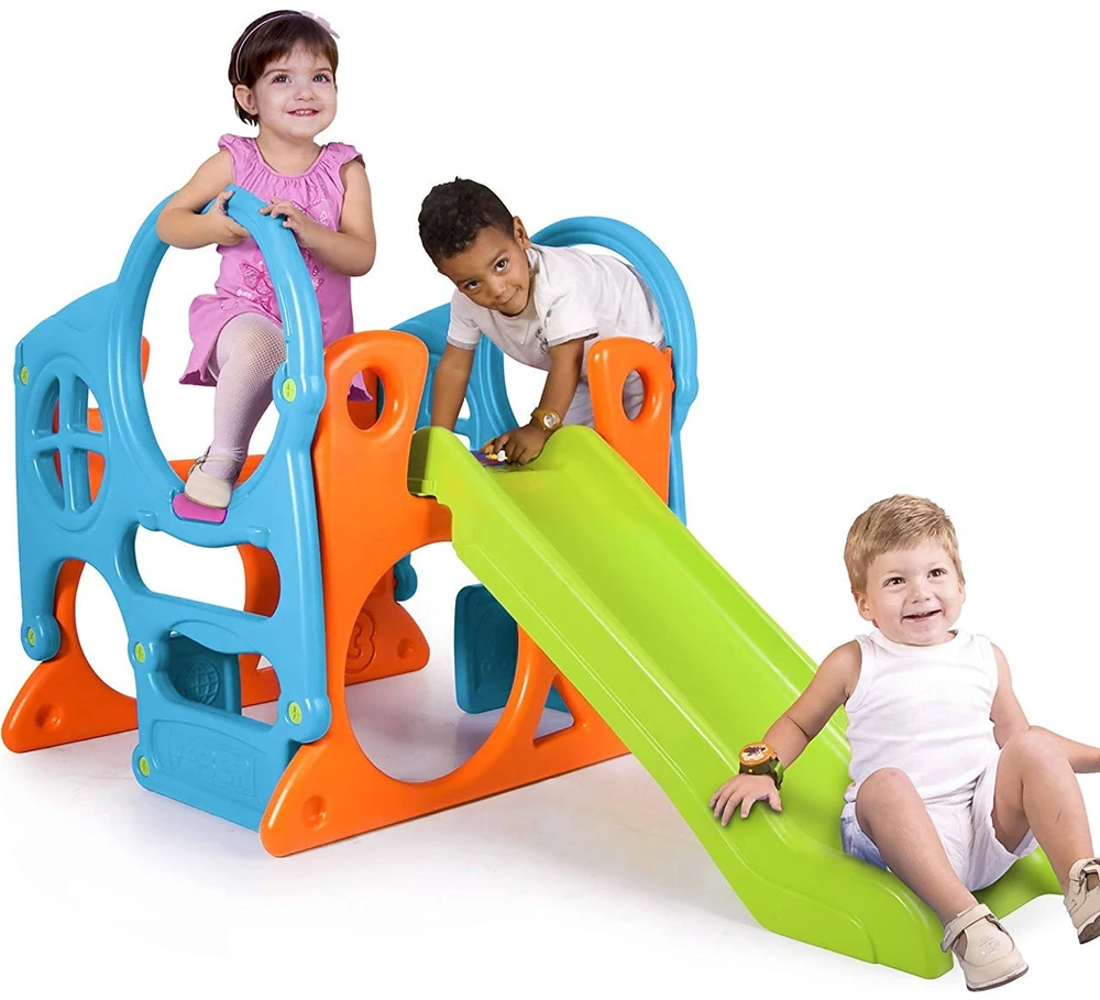 Didelė vaikų žaidimų aikštelė FEBER Activity Center su čiuožykla