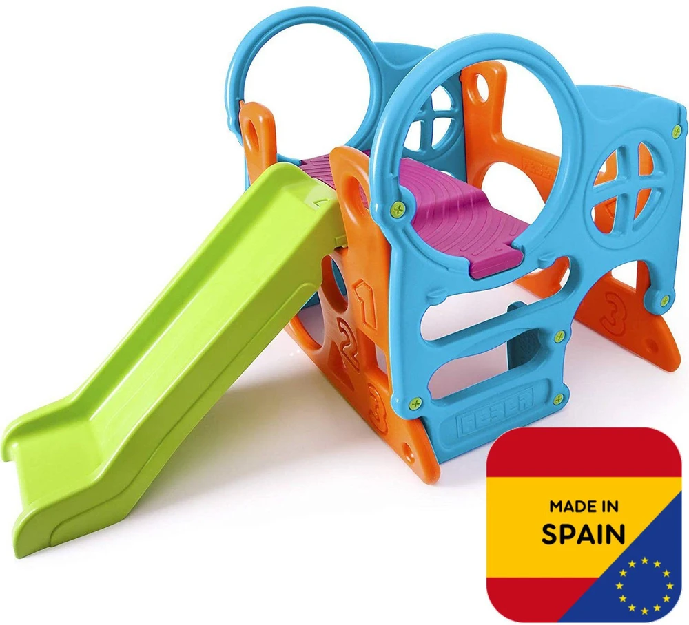 Didelė vaikų žaidimų aikštelė FEBER Activity Center su čiuožykla