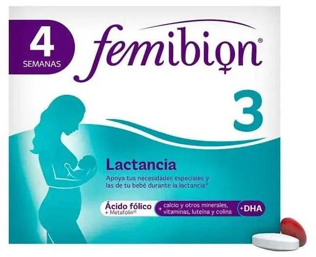 Femibion 3 maisto papildas Lactancia 28 tabletės + 28 kapsulės