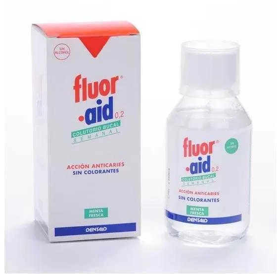 "Fluor Aid" savaitinis burnos skalavimo skystis 150ml