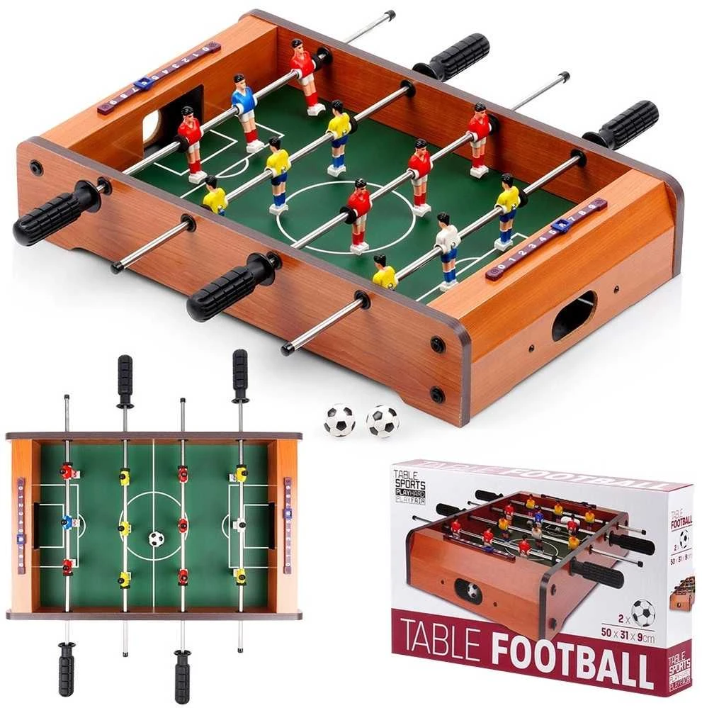 XQMAX Free & Easy Stalo futbolo žaidimas iš medžio 50x31x9,5 cm