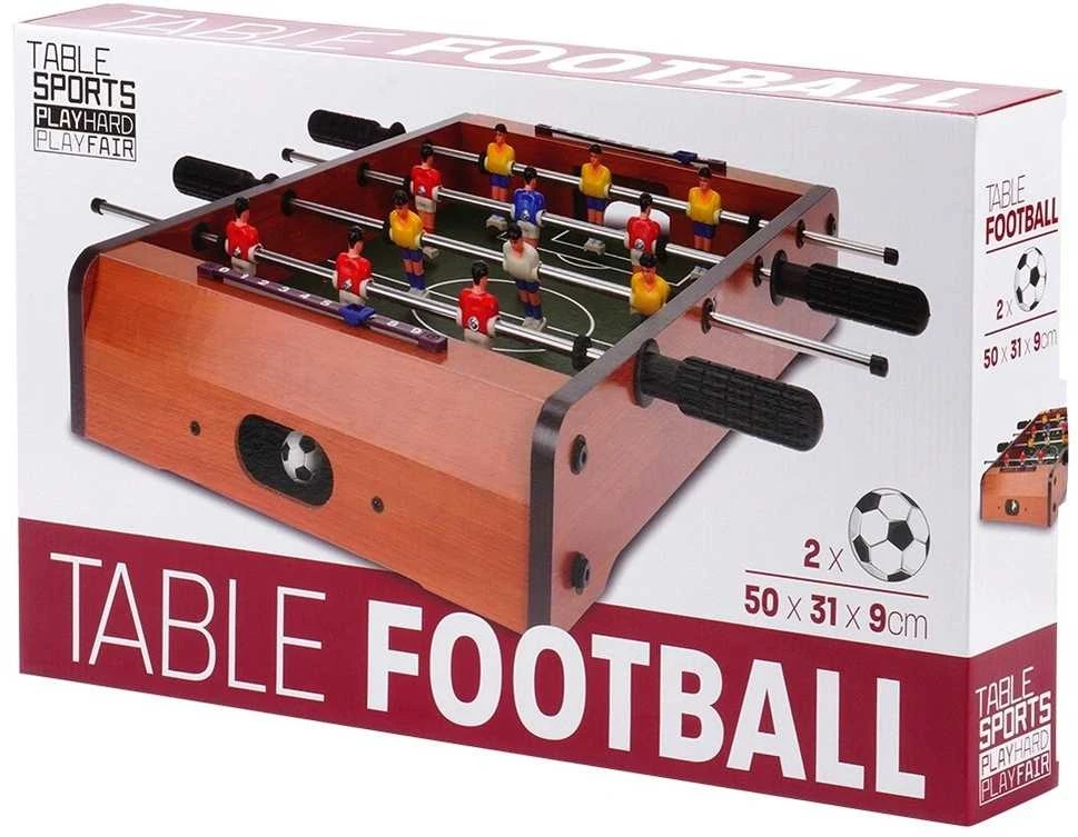 XQMAX Free & Easy Stalo futbolo žaidimas iš medžio 50x31x9,5 cm