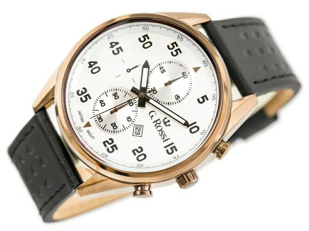 Laikrodis vyrams G. ROSSI - 7116A (zg215a) + dėžutė