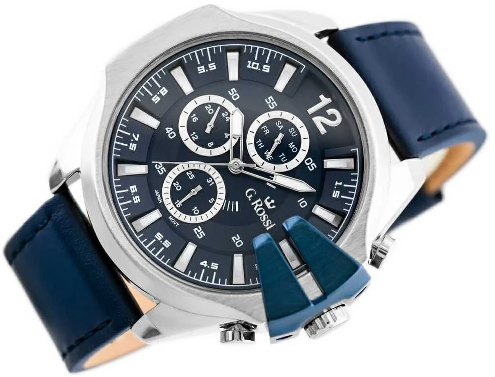 VYRIŠKAS LAIKRODIS G. ROSSI - E6122A - EXCLUSIVE (zg249e) + dėžutė