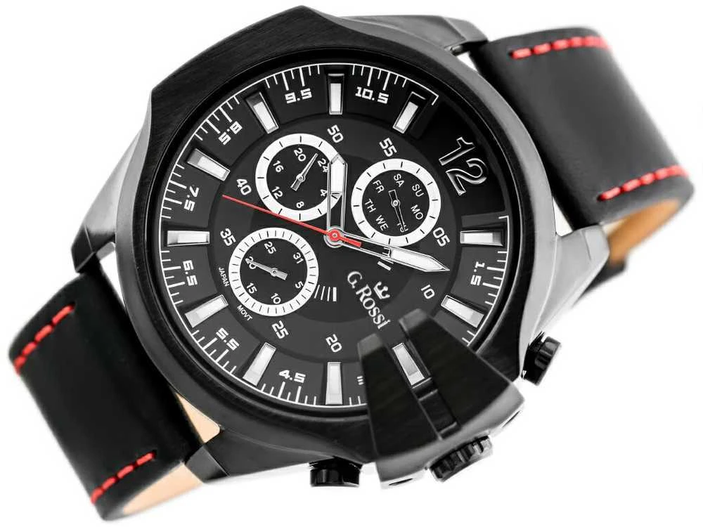 VYRIŠKAS LAIKRODIS G. ROSSI - E6122A - EXCLUSIVE (zg249c) + dėžutė