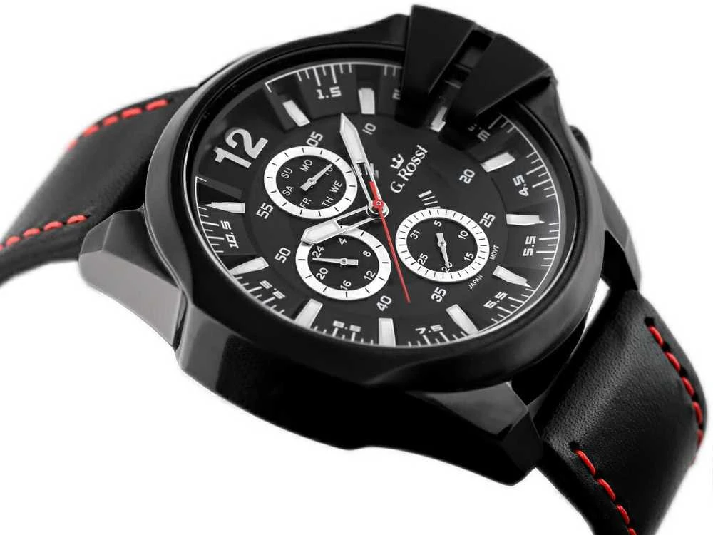 VYRIŠKAS LAIKRODIS G. ROSSI - E6122A - EXCLUSIVE (zg249c) + dėžutė