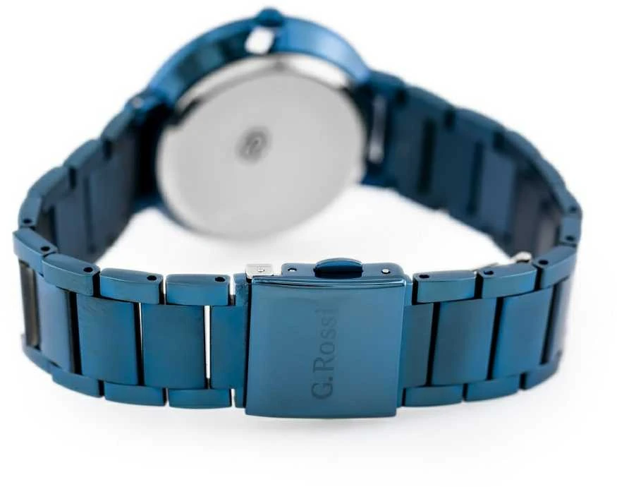 G. ROSSI WATCH - 11155B2-6F3 (zg784g) mėlynas + BOX