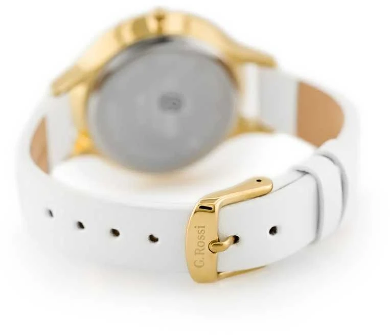 Laikrodis WOMEN'S WATCH G. ROSSI - 10411A-3C2 ON PASK (zg714b) + BOX