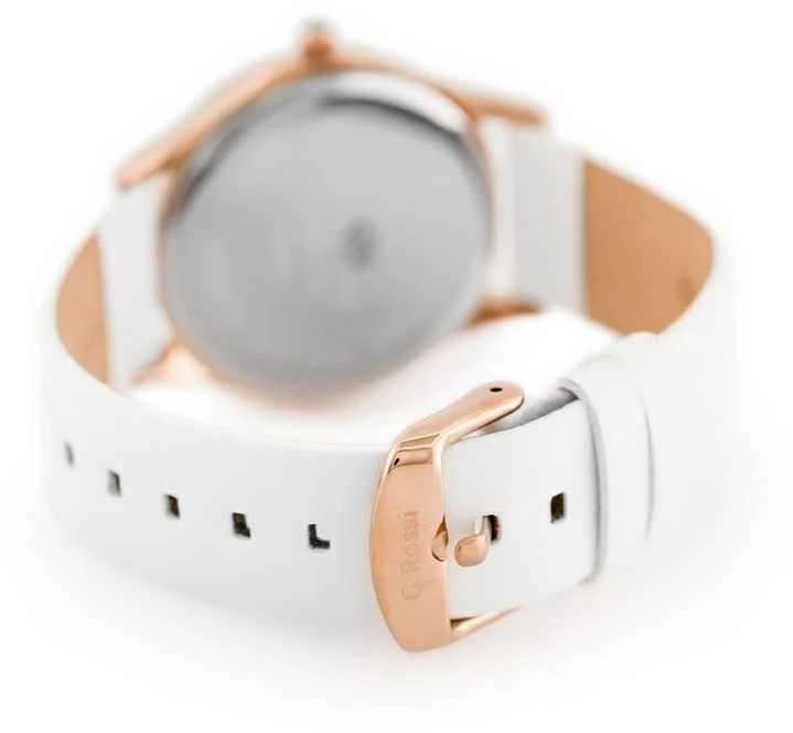 Laikrodis WOMEN'S WATCH G. ROSSI - 10513A-3C3 (zg715b) + BOX