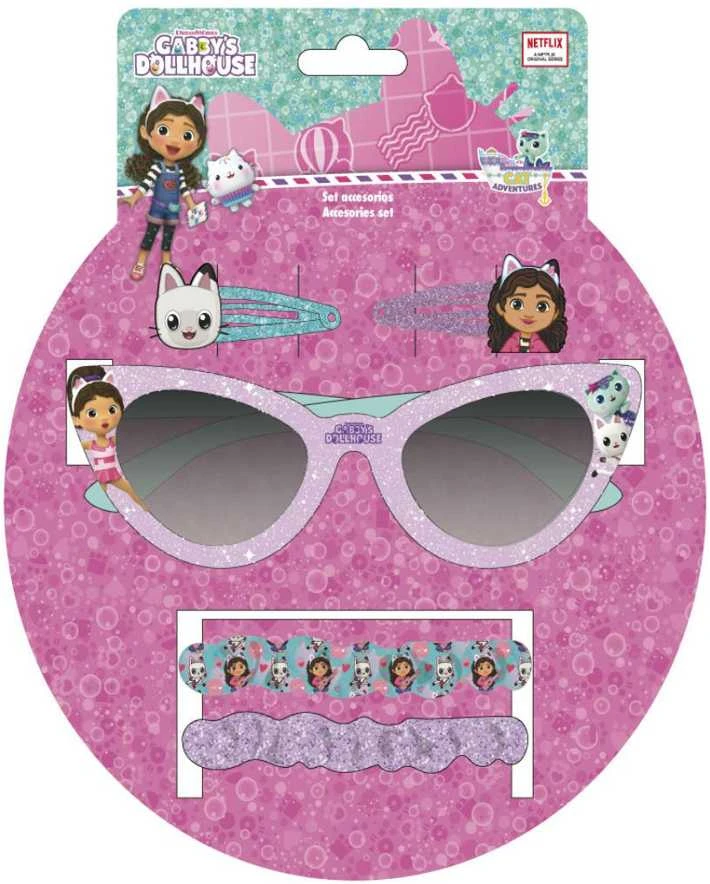 Cerdá „Gabby's Dollhouse“ akiniai su plaukų aksesuarais