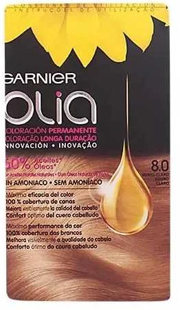 Garnier Olia Permanent Coloring 8,0 Light Blond plaukų dažai