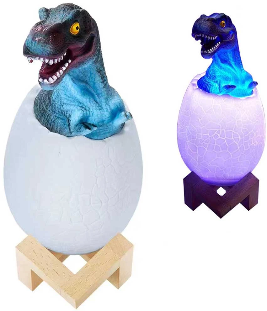 Naktinė lempa dinozauras tiranozauras RGB LED