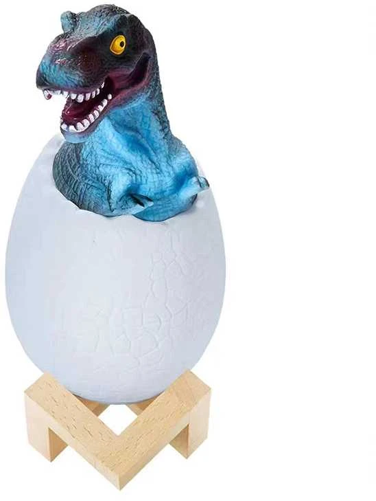 Naktinė lempa dinozauras tiranozauras RGB LED