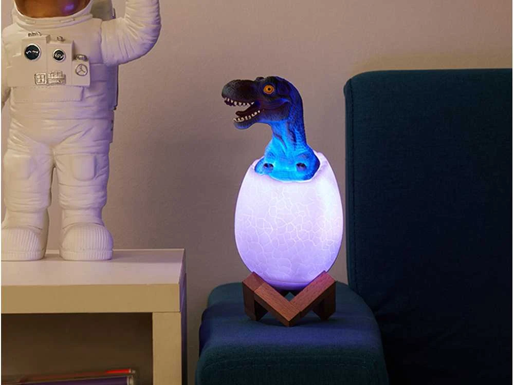 Naktinė lempa dinozauras tiranozauras RGB LED
