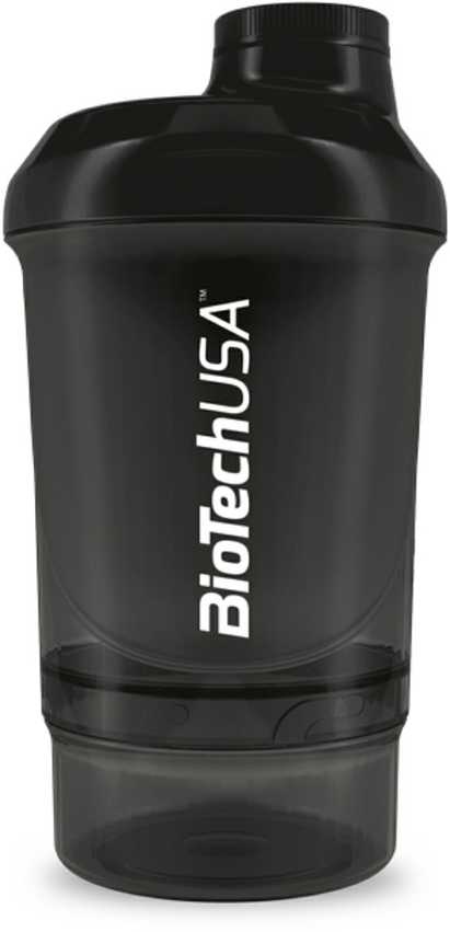 Gertuvė BioTechUSA Sporto Šeikeris Wave+ Nano 300+150 ml Juodas