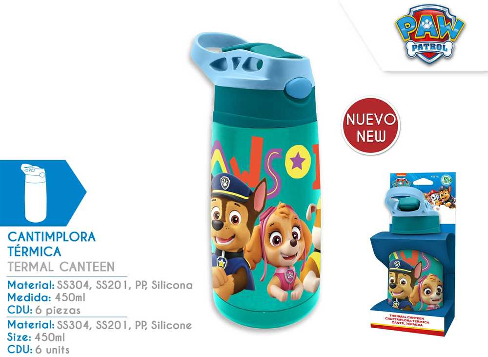 Kids Licensing Letena patrulio šiluminis butelis 400 ml
