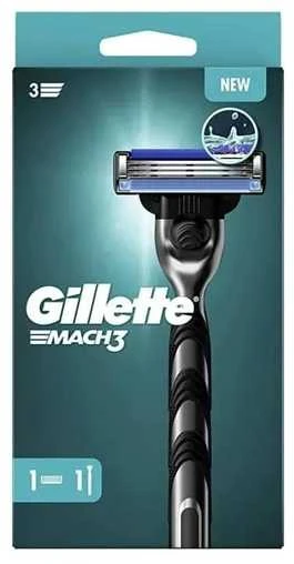 Maquina Gillette Mach-3 1 Rec Skutimosi peiliukai