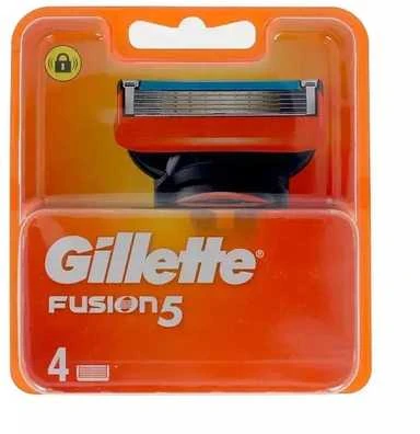 Gillette skutimosi peiliukai Fusion 5 su įkrovikliu 4 vnt.