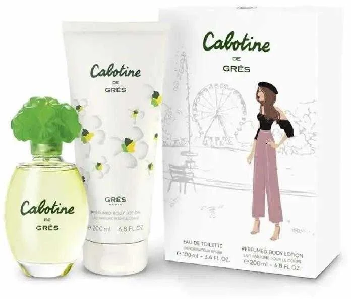 Parfums Gres Gres Cabotine Eau De Toilette Purškiklis, 100 ml Set 2 Pieces