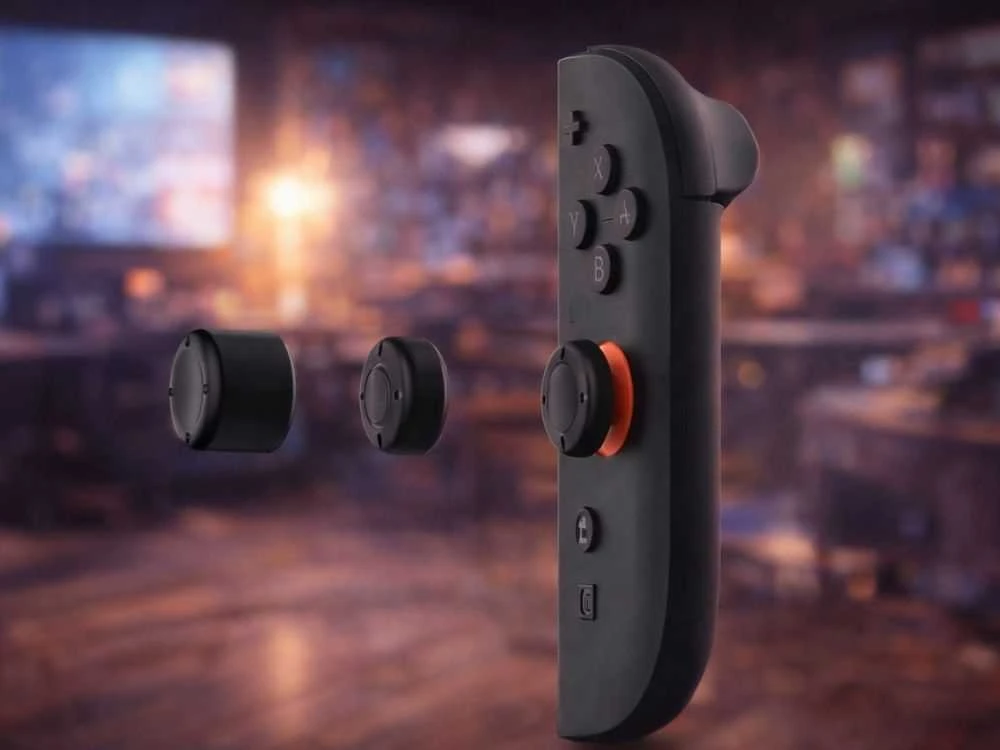 Guminiai apsauginiai mygtukai „nintendo switch“ joy-con valdymo pulteliams (2 analoginiai) – 6 vnt.