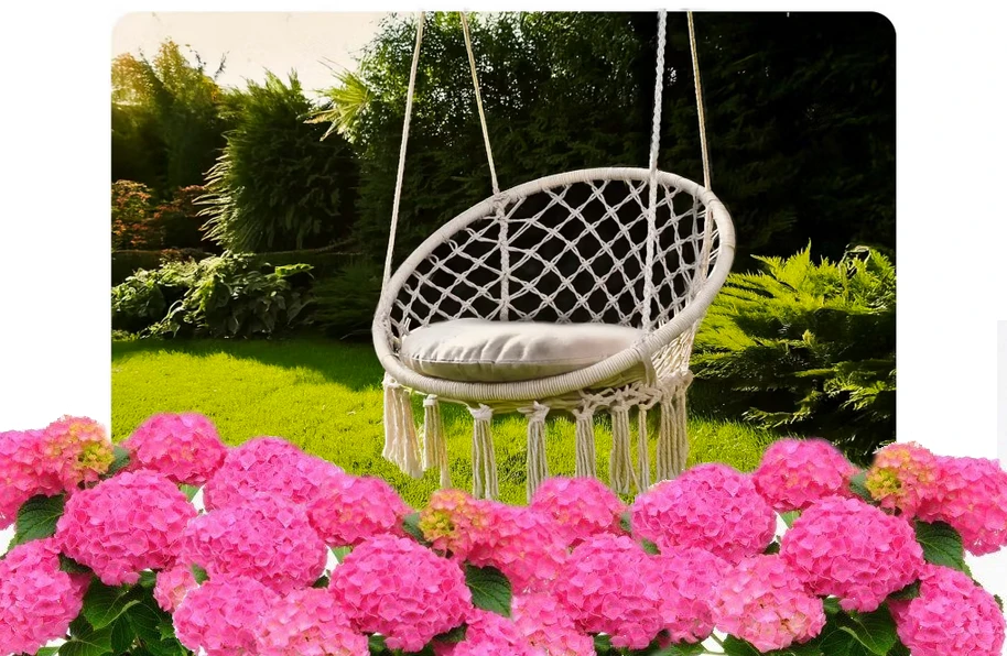 Boho stiliaus sūpynės 80 cm