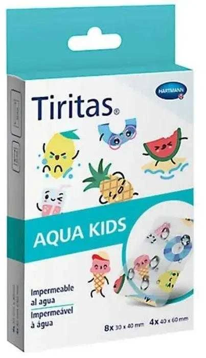 Hartmann Plasters Aqua Kids 2 dydžiai 12vnt