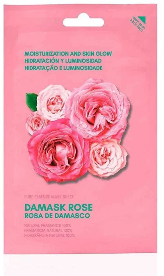 Holika Holika Pure Essence Mask Sheet - Damask Rose lakštinė veido kaukė su rožių aliejumi, 20 ml