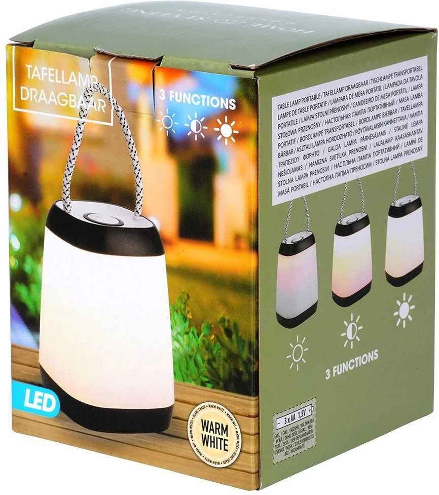 Home Styling Collection LED stalinė lemputė 12x9 cm dimeris baltas