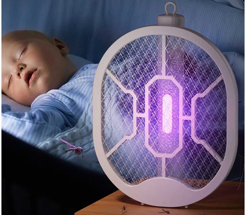 Elektrinė vabzdžių gaudyklė su UV lempa, sulankstoma
