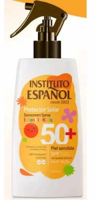 Instituto Español kremas nuo saulės Purškiklis Kids Spf50+ 300 ml jautriai odai