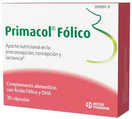 "Interpharma Primacol Folic" 30 kapsulių