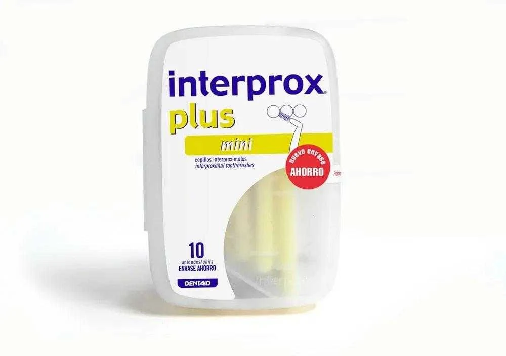 Interprox Plus Mini tarpdančių šepetėliai, 10 vnt.