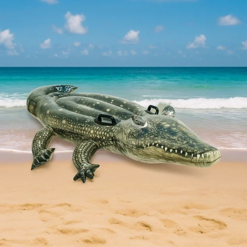 Intex Ride Ant plaukimo lentos Realistinis Gator Amžius 3+, 170 x 86 cm