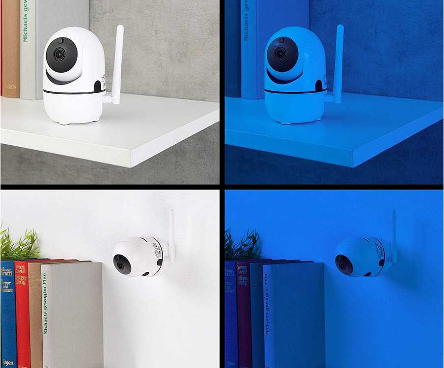 IP WIFI HD stebėjimo kamera namams, 355°
