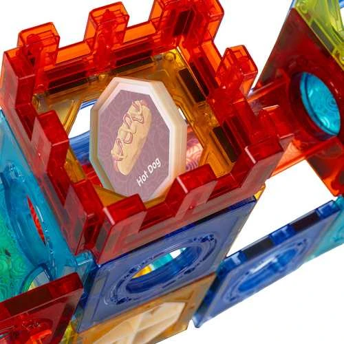 Iso Trade magnetiniai kaladėlės - kamuoliukų bėgimo trasa 110 dalių 25766
