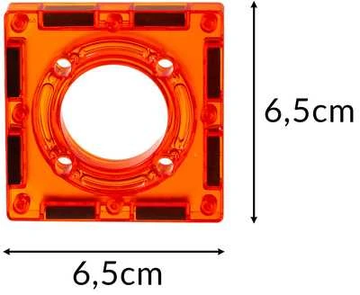 Iso Trade magnetiniai kaladėlės - kamuoliukų bėgimo trasa 110 dalių 25766