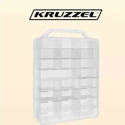 Kruzzel Mašinėlių modeliukų dėklas lagaminas