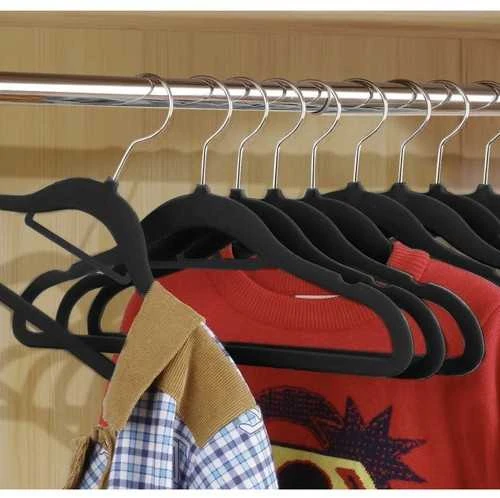 Clothes hanger 20pcs - juodas Ruhhy 22536