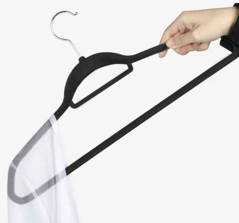 Clothes hanger 20pcs - juodas Ruhhy 22536