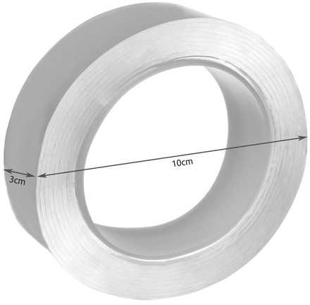 Malatec Dvipusė lipni juosta - 3m.