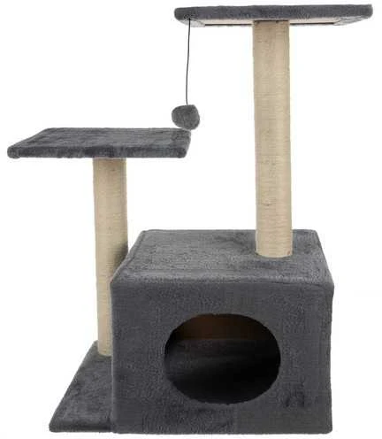 Purlov Draskyklė katėms, 71 x 44 x 34 cm, pilkos spalvos
