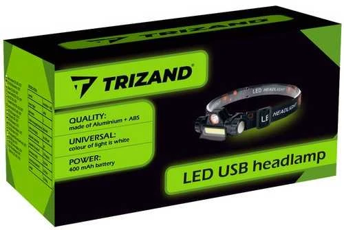 Trizand L18371 USB LED galvos žibintas