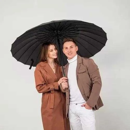 Malatec Juodas elegantiškas skėtis nuo lietaus