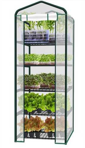 Malatec Mini folijos šiltnamis - 5 lentynos 23359